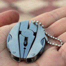 Pocket Multi Function Set Mini Foldaway Keychain Pliers Knife Screwdriver